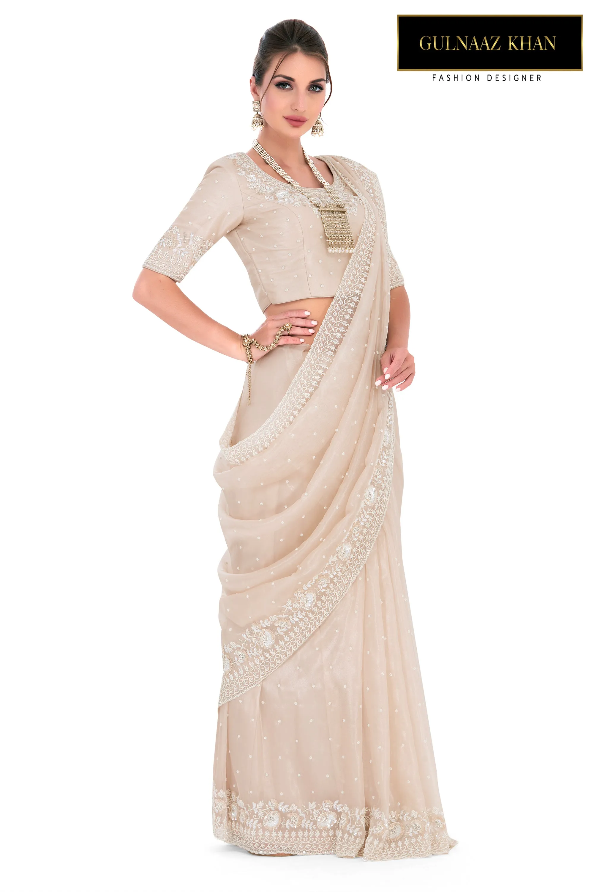 Aania - Threadwork Saree