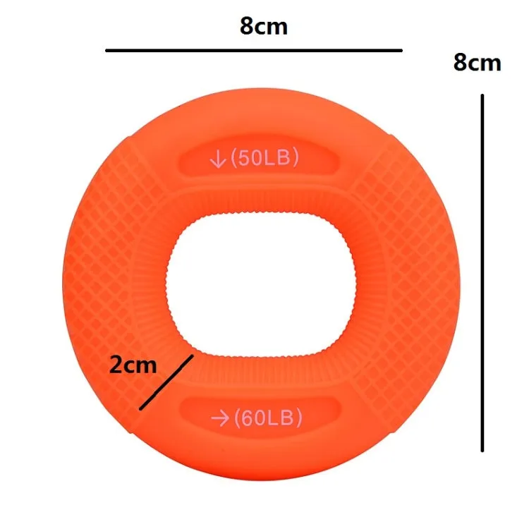Adjustable Strength Silicone Gripper Arm Muscle Strength Rehabilitation Training Fitness Equipment, Colour: 70 / 80LB（Black）