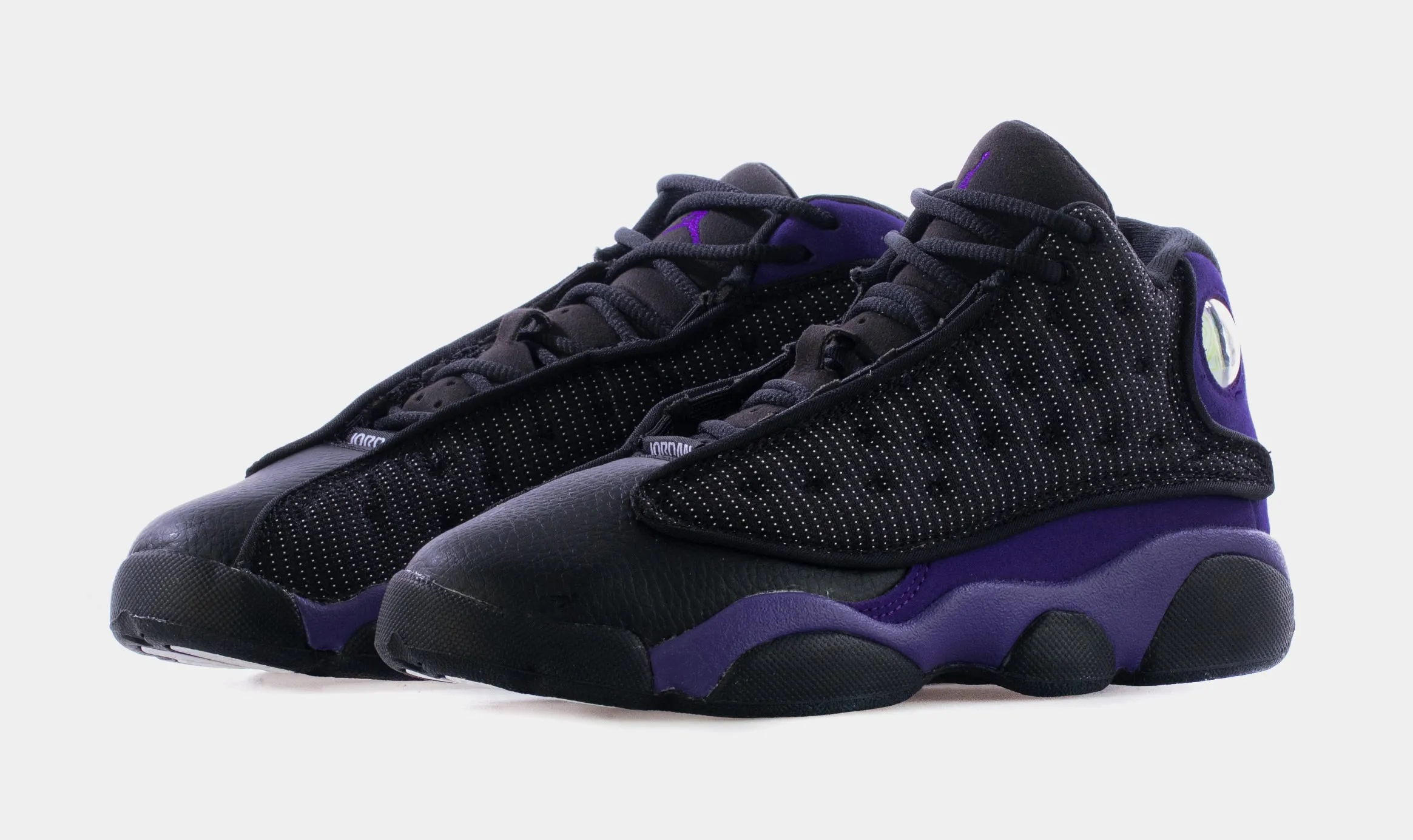 Air Jordan 13 Court Purple Preschool Lifestyle Shoes (Black/Purple) Free Shipping