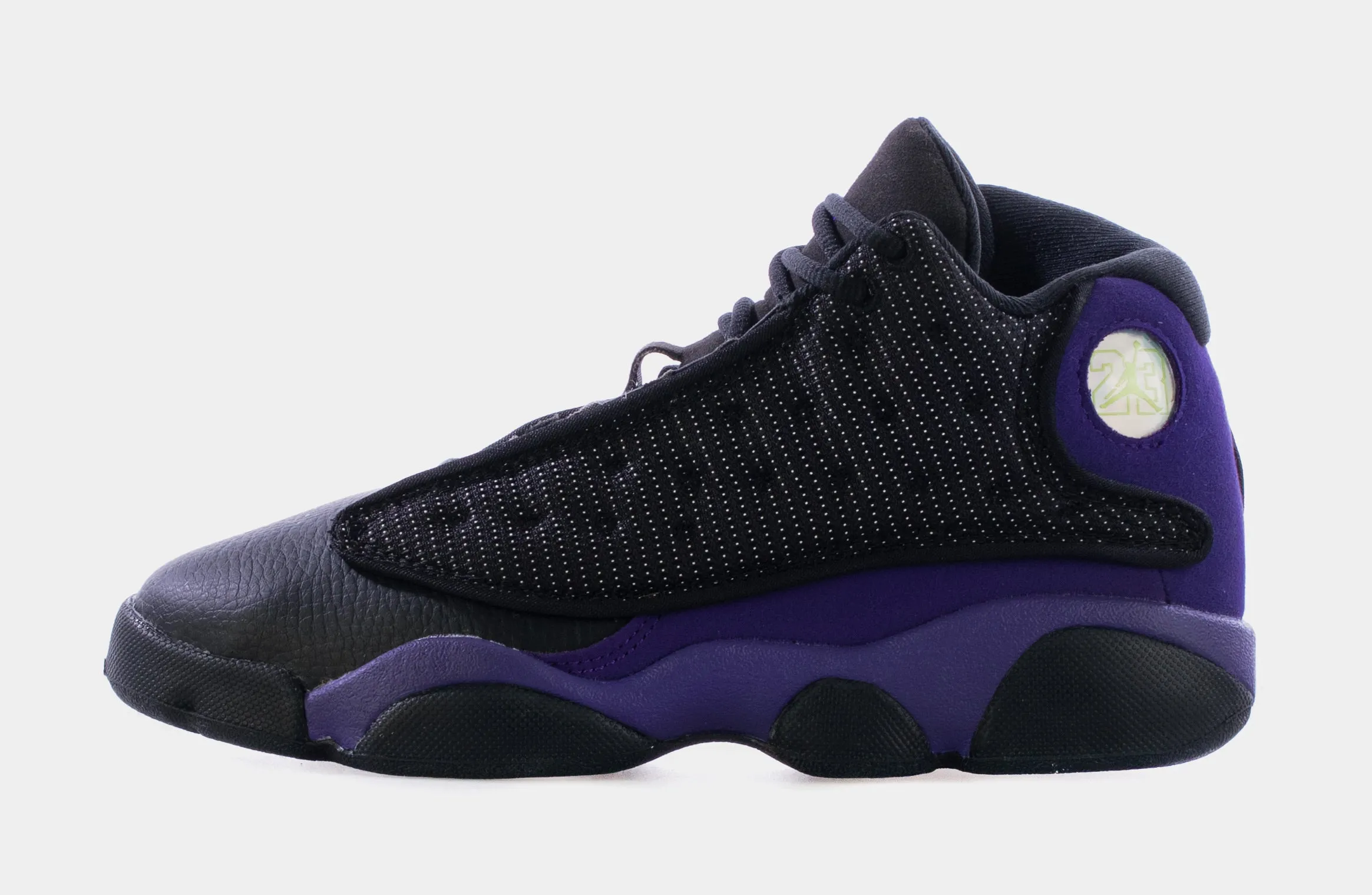Air Jordan 13 Court Purple Preschool Lifestyle Shoes (Black/Purple) Free Shipping