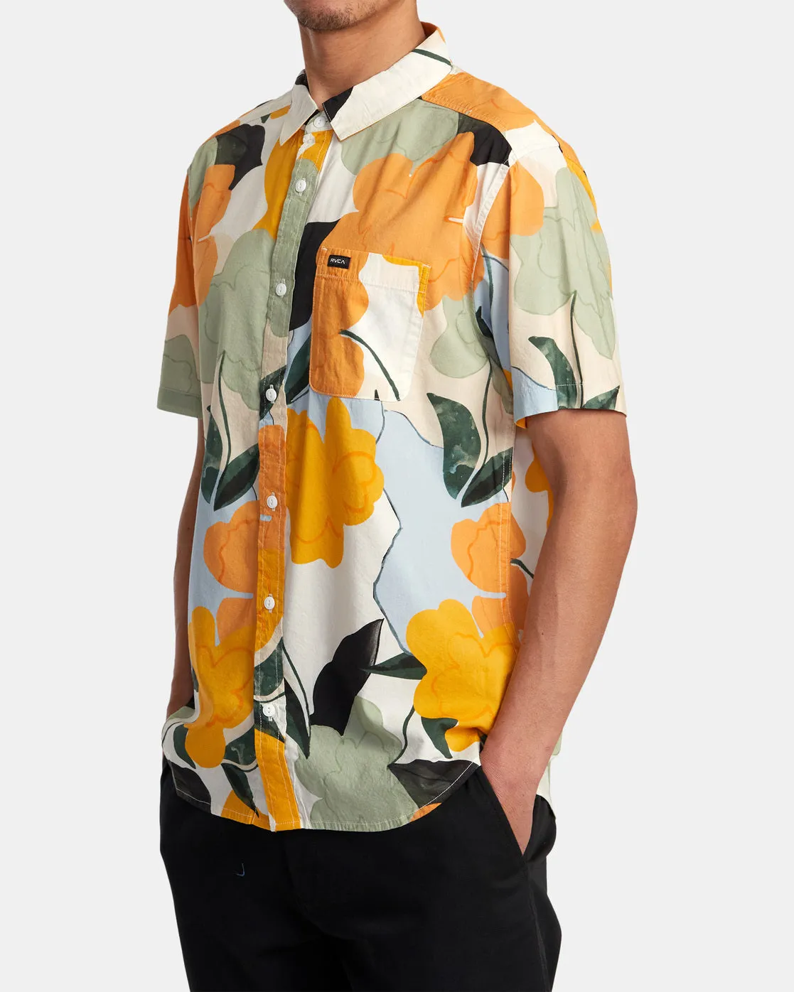 Anytime Short Sleeve Woven Shirt - Multi