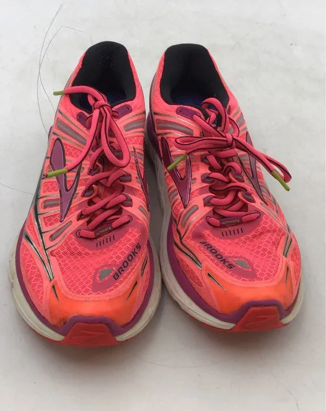 Brooks Women's Transcend Ultimate Ride Pink Purple Athletic Shoes - Size 10.5