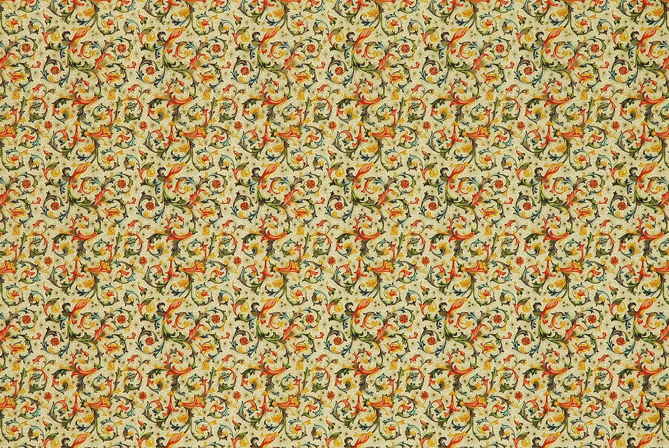 Florentine Print Traditional Multi-Color