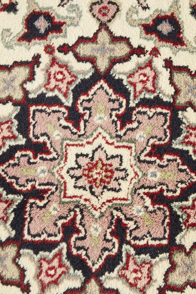 INDIAN HAND KNOTTED PERSIAN DESIGN-200X117CM