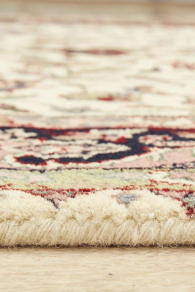 INDIAN HAND KNOTTED PERSIAN DESIGN-200X117CM