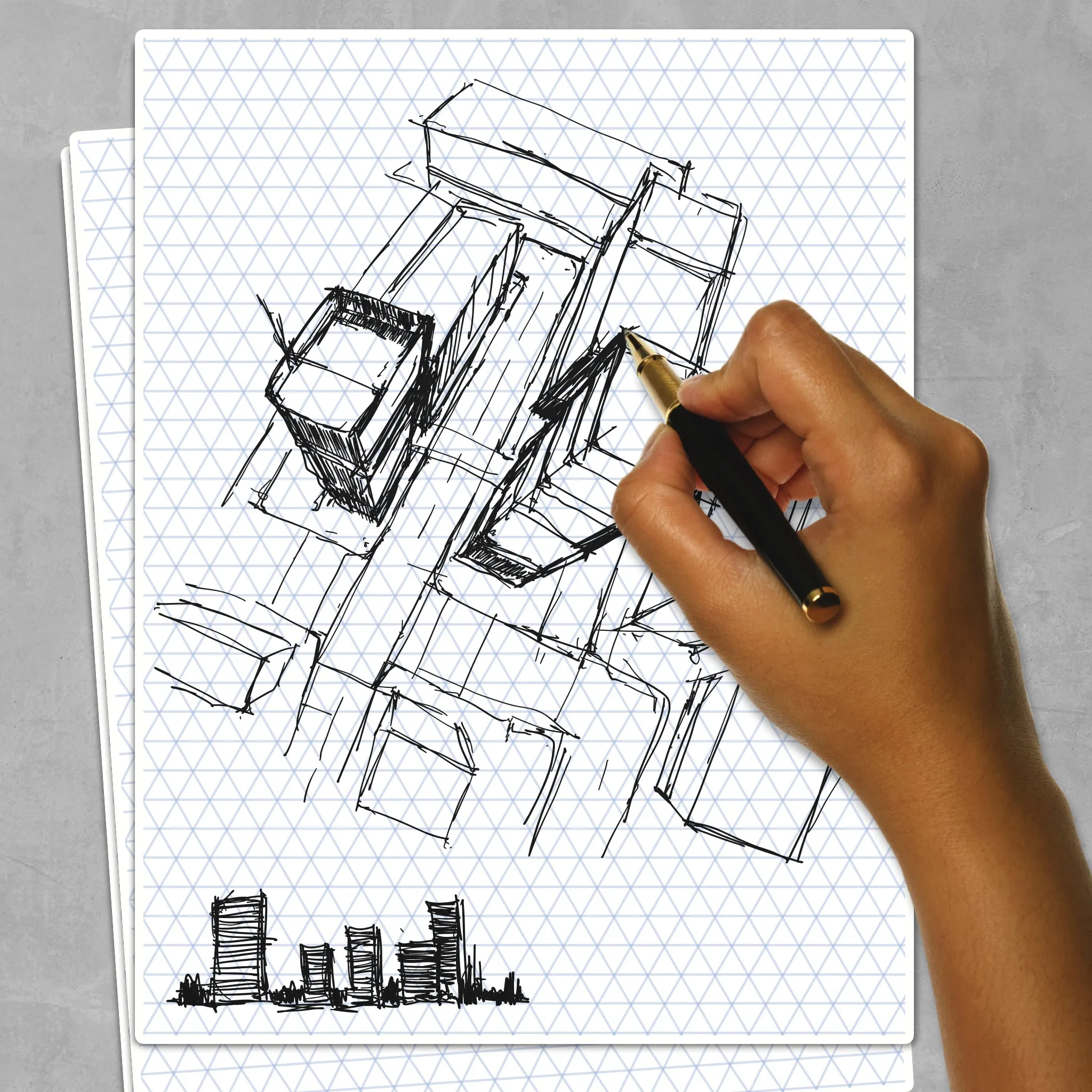 Isometric Grid Graph Paper