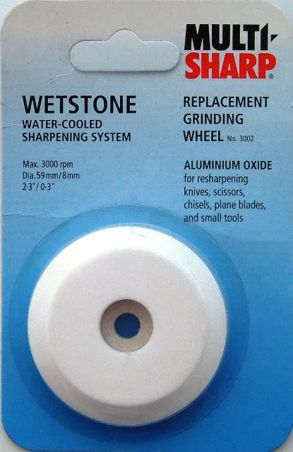 MULTI-SHARP SPARE GRINDING WHEEL FOR MS3001 TOOL SHARPENER MS3002