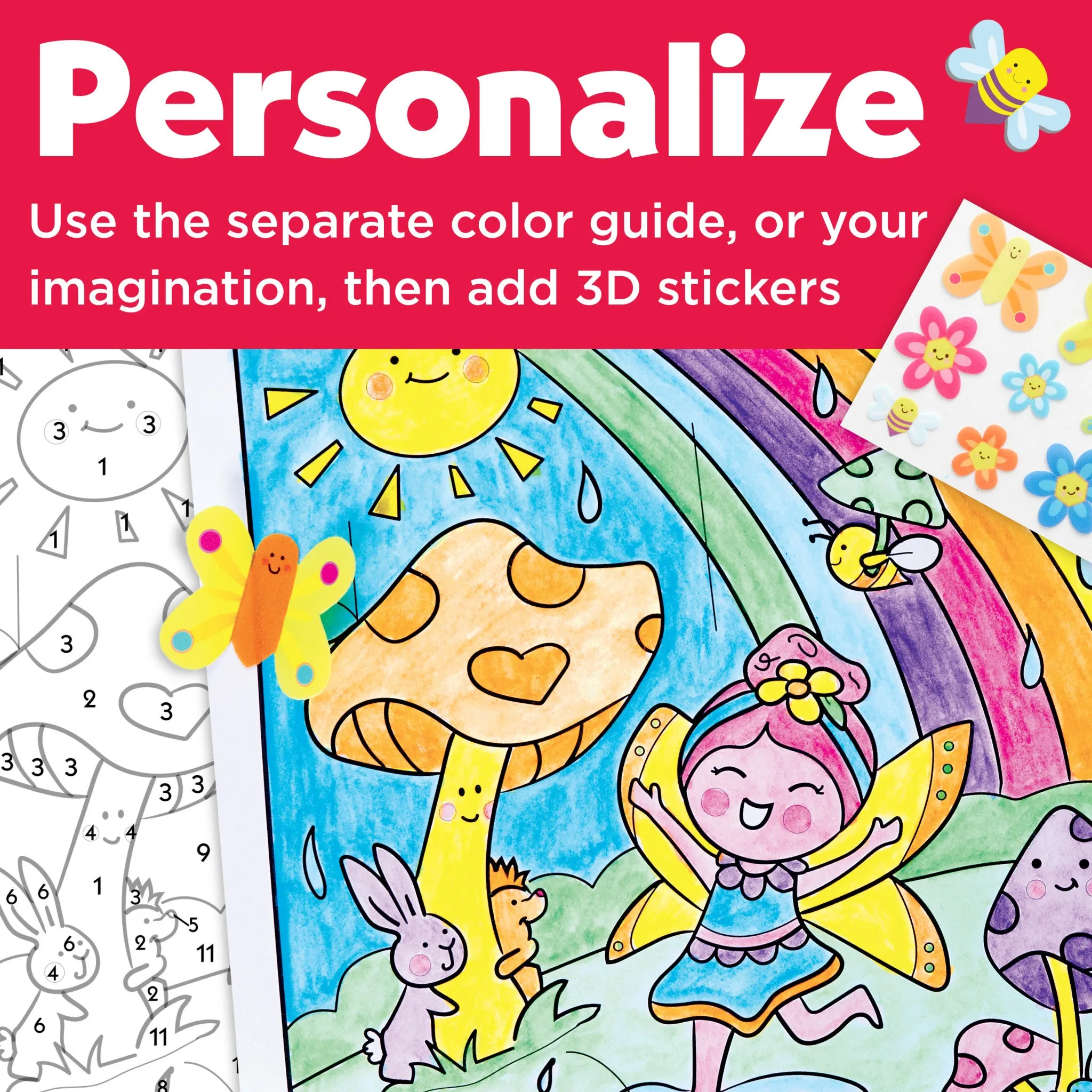 Paint by Numbers Fairy Friends Wall Art - #14362