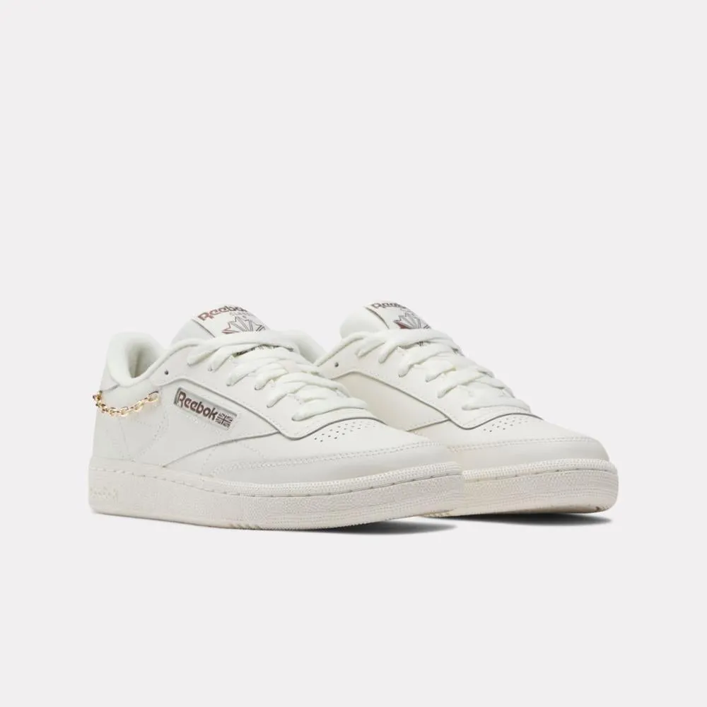 Reebok Footwear Women Club C 85 Women's Shoes CHALK/MAH/GOLDMT