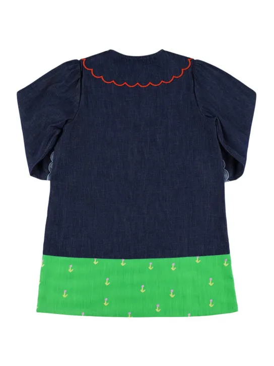 Stella McCartney Kids   Cotton denim dress 
