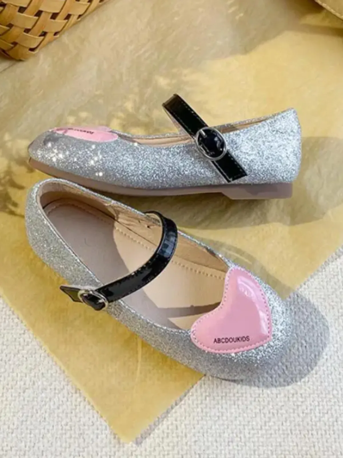 Sweetheart's Day Out Heart Toe Mary Jane Shoes By Liv and Mia