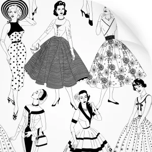 Vintage Dress (B&W) - Type II Vinyl