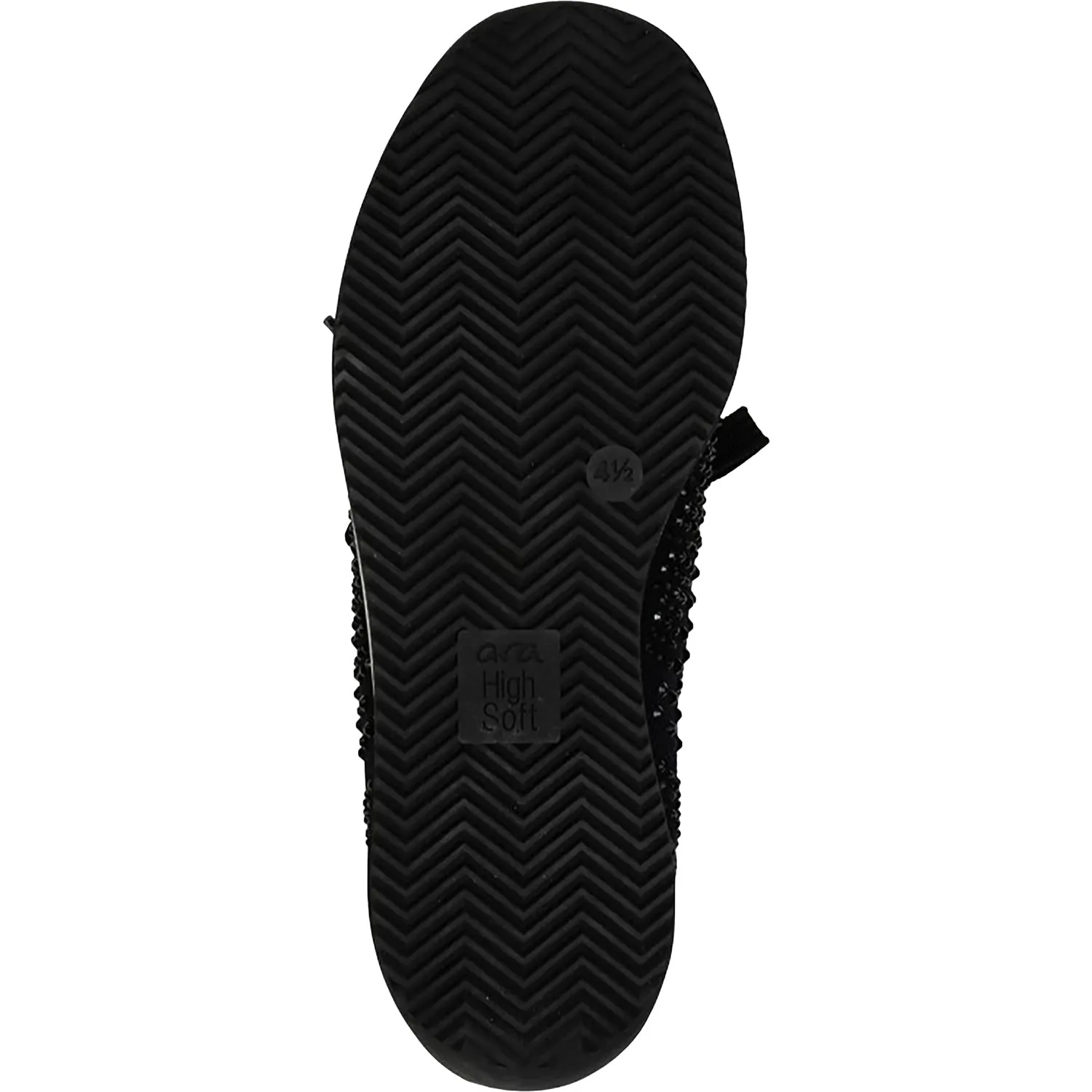Women's Ara Shoes Lisbon Black/White Wovenstretch With Sparkle