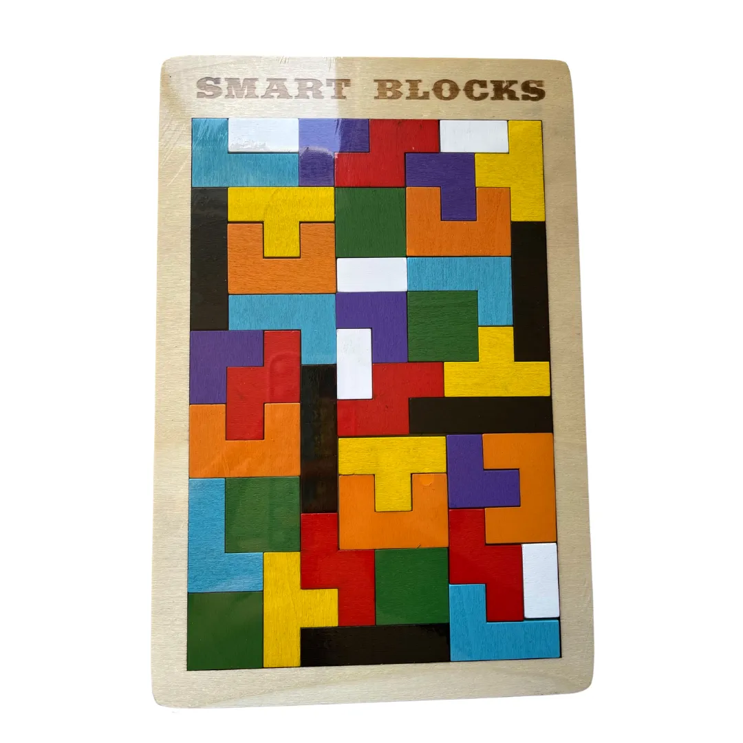 Wooden Tetris Puzzle