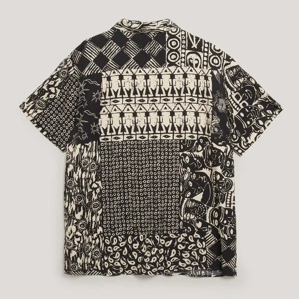 YMC Malick Shirt - Black Multi
